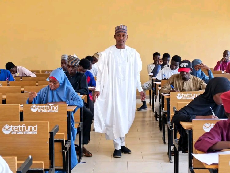 Kano State Polytechnic Director Inspects Commencement of Second and Fourth Semester Examinations