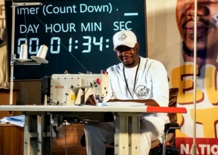 Kano University Student Completes 120-Hour Sewing Marathon for Guinness World Record Attempt
