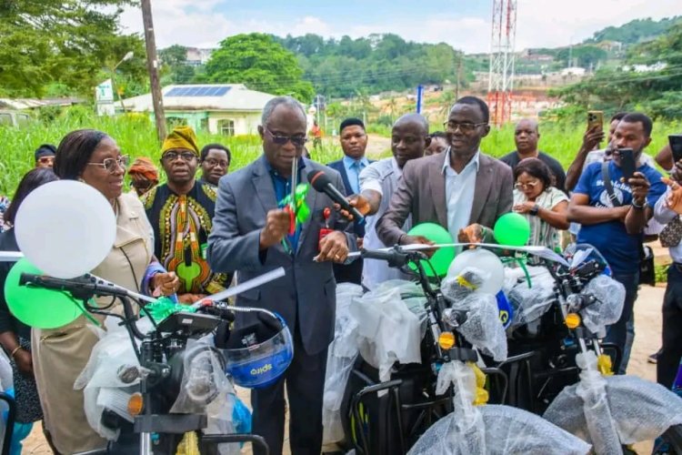 UCH Ibadan CMD Commissions Electric Motorcycles for Christian Welfare Initiative Members