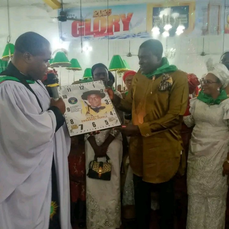 FPOG Registrar Adonye Emmanuel Pepple Receives Award for Humanitarian Service