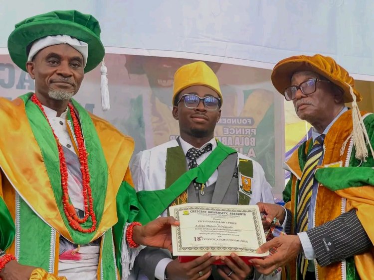 Crescent University Graduates 1,008 Students, Produces 16 PhD Holders