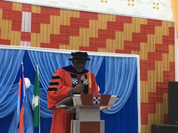 ABUAD Convocation Obiora Okonkwo Calls for Practical Skills and Moral Values in Nigerian Education