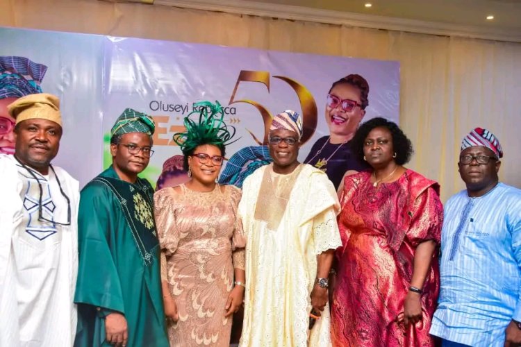UCH Management Felicitates Mrs. Eze on Golden Jubilee