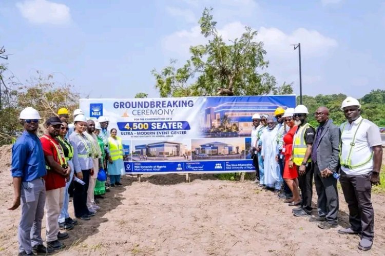 Nile University Breaks Ground for 4,500-Seat Multipurpose Hall and Convocation Centre