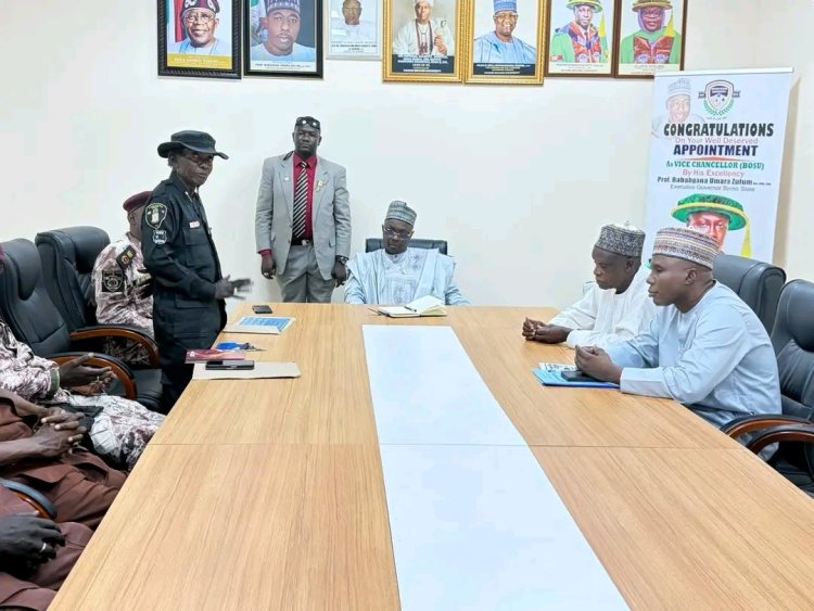 Borno State Vigilante Group Pays Appreciation Visit to KIU Vice-Chancellor
