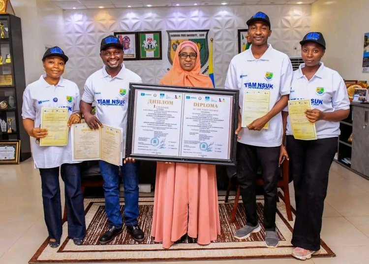 NSUK Wins Gold at UNESCO-Backed International Scientists’ Forum Under VC Liman