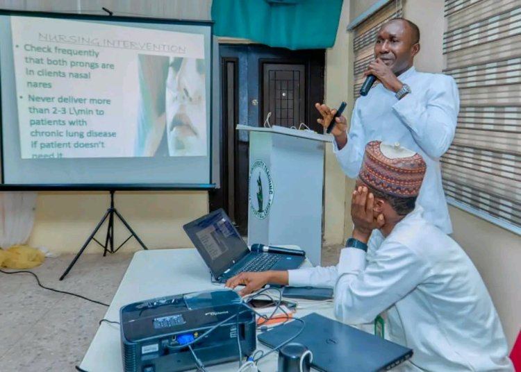 FUTH Lafia Strengthens Nurses' Capacity on Safe Oxygen Administration